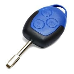 FORD KUMANDA 3 BUTON MAVİ ÜRETİM 433MHZ SİYAH PCB