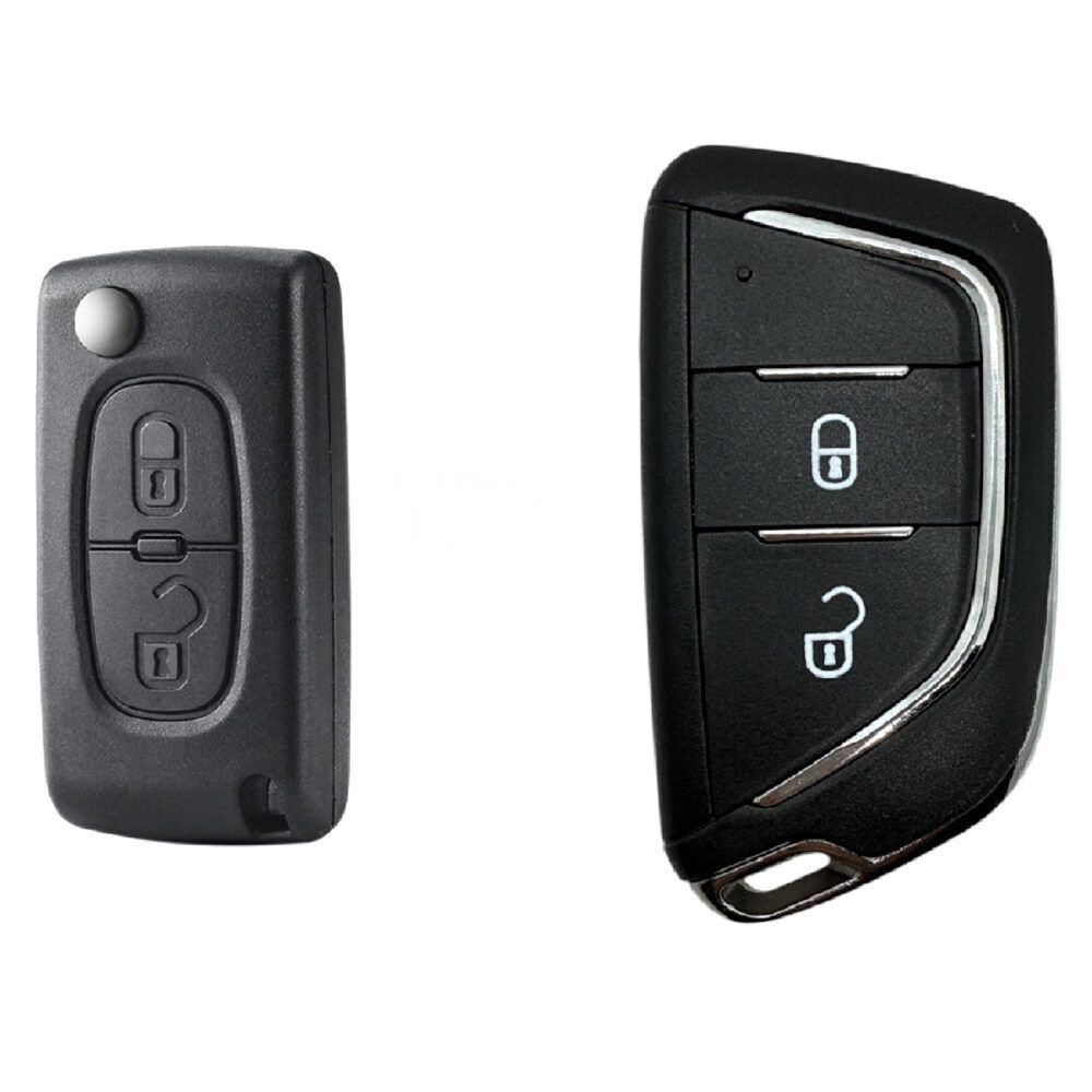 PEUGEOT SUSTALI KUMANDA KABI 2 BUTONLU GİZLİ SUSTALI YATAKSIZ